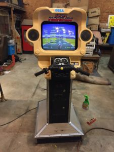 1987 Sega Super Hang On Motorcycle Arcade Game for sale in Virginia. Vintage & Classic Video Game.