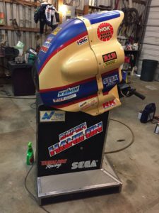 1987 Sega Super Hang On Motorcycle Arcade Game for sale in Virginia. Vintage & Classic Video Game.